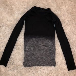 lululemon ombré swifty tech long sleeve crew